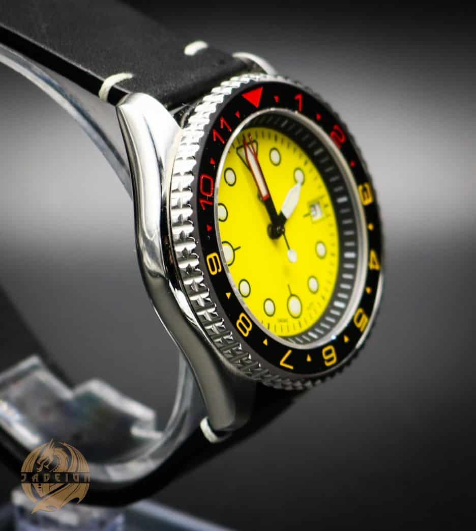 Jadeion Dagaz Yellow Jacket SKX Seiko NH35 Automatic Watch – Jadeion shop