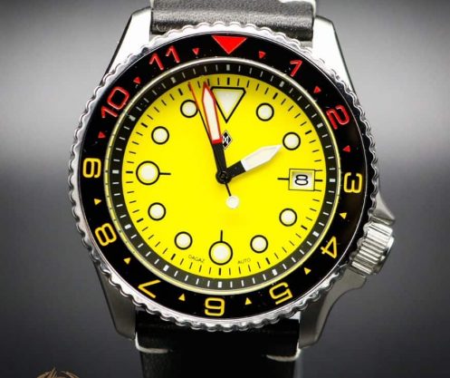 Jadeion Dagaz Yellow Jacket SKX Seiko NH35 Automatic Watch – Jadeion shop